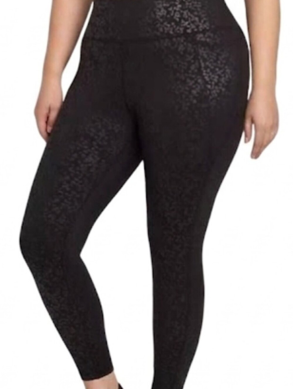Livi Active Black High-Waist Animal Print  Leggings